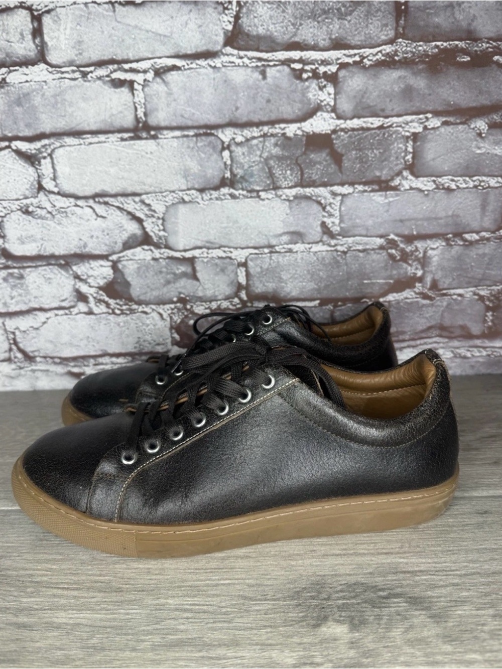 Thursday Boot Co. Premier Brown Leather Low Top Sneakers men sz 9.5W US/43EU